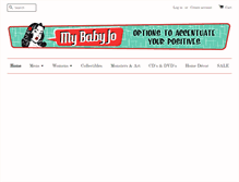 Tablet Screenshot of mybabyjo.com